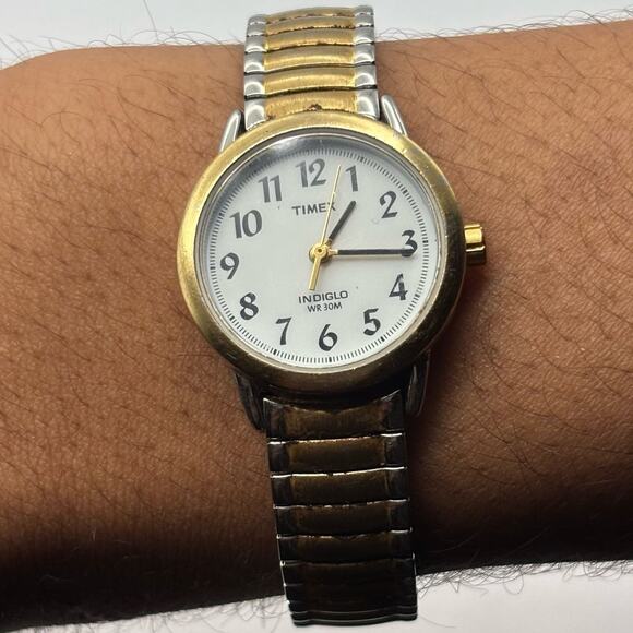 Vintage Gold Timex Watch - Picture 2 of 4